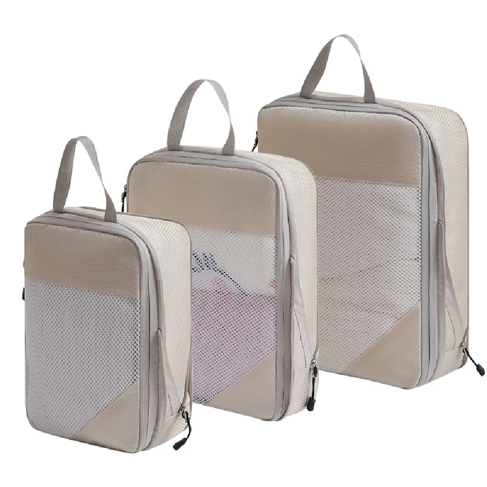 3-Piece Travel Compression Packing Cube Set product image