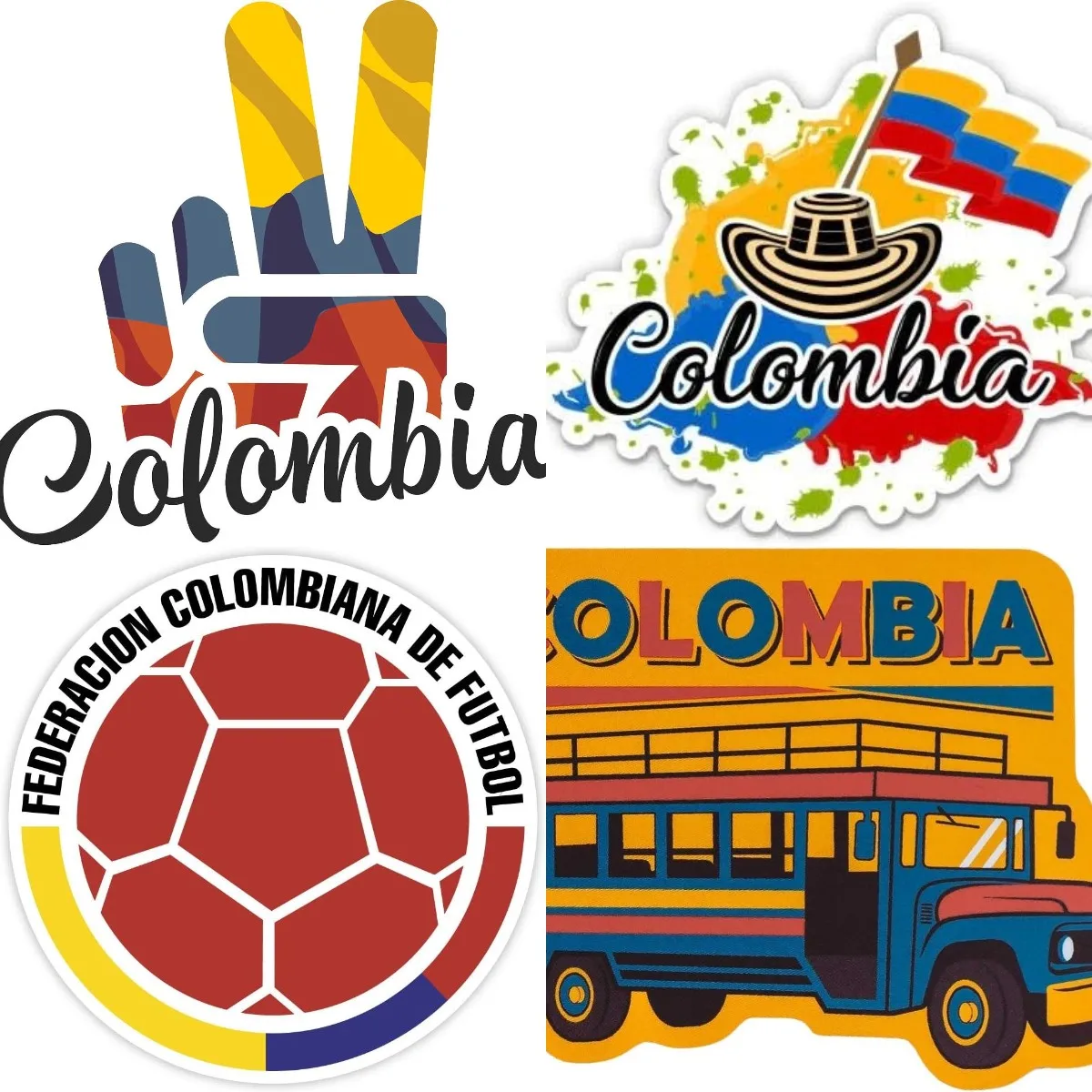 

Car Sticker Colombia Victory Rear Window Trunk, Vehicle Tuning Motorcycle Decal