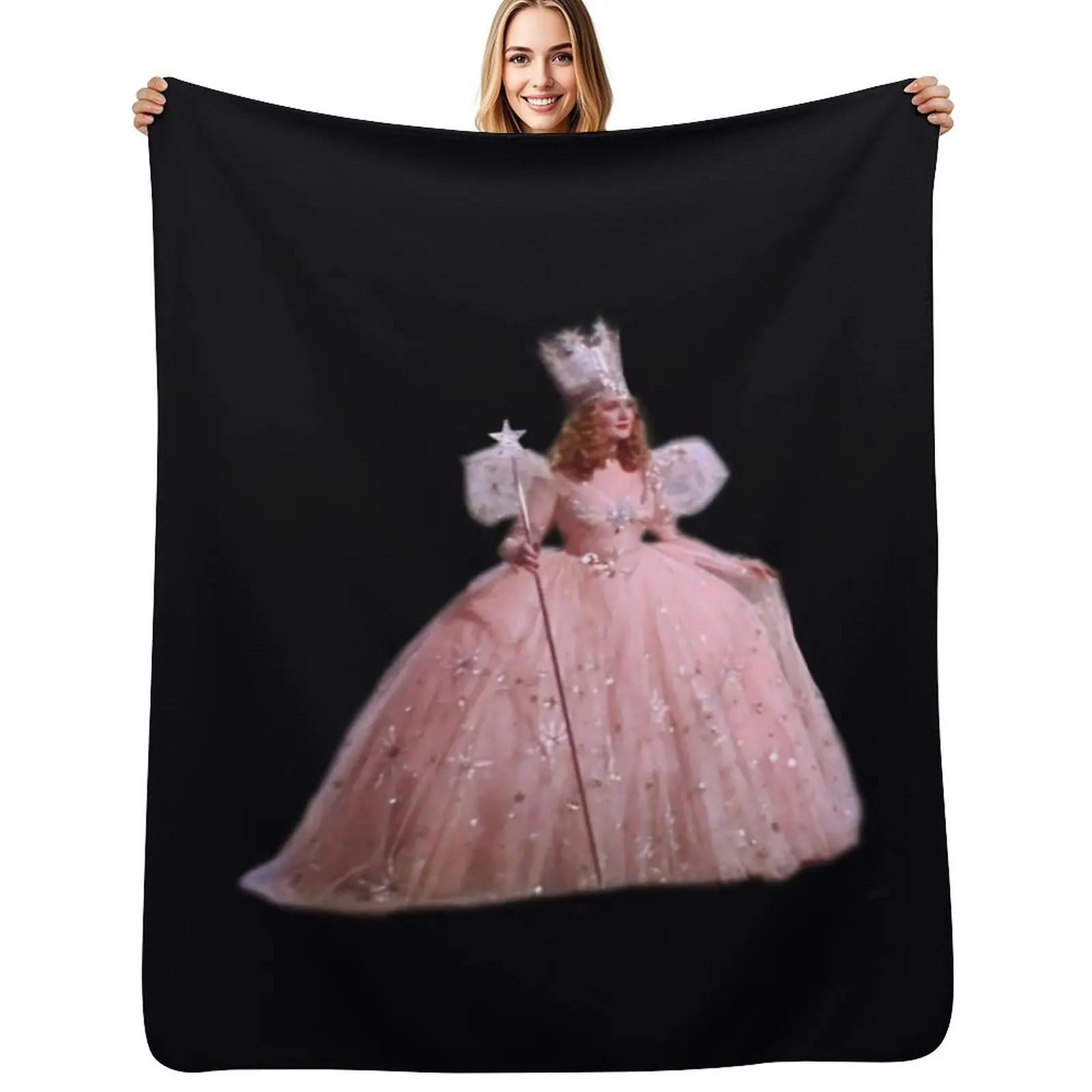 

Glinda - The Wizard of Oz \t \t Throw Blanket Loose Luxury Brand christmas gifts Polar Blankets