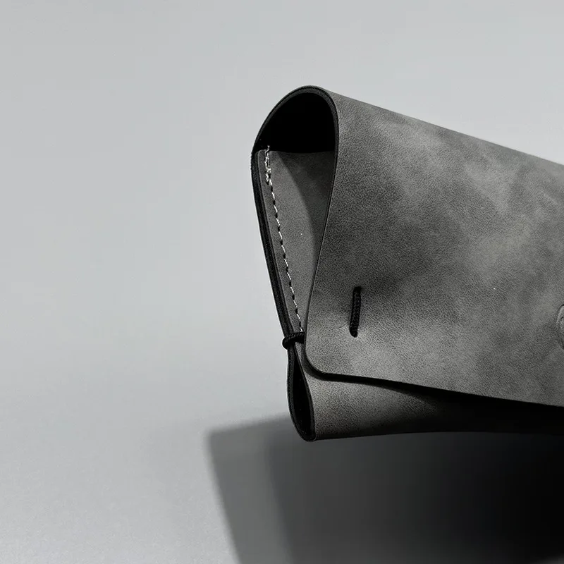 Picture 4: Rectangular Leather Bag Case Ins Style High-End Soft-Shell Glasses Case Niche Creative Design Sunglasses Case