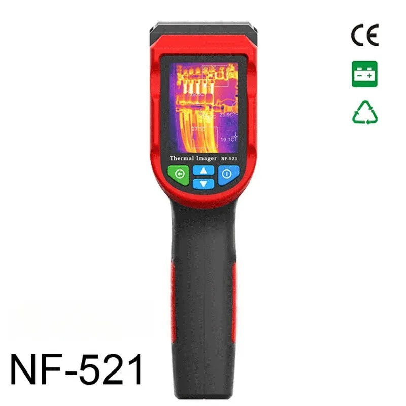 English Interface NF‑521 Thermal Imager, NOYAFA Hand‑held Infrared Temperature Detecting Thermal Camera