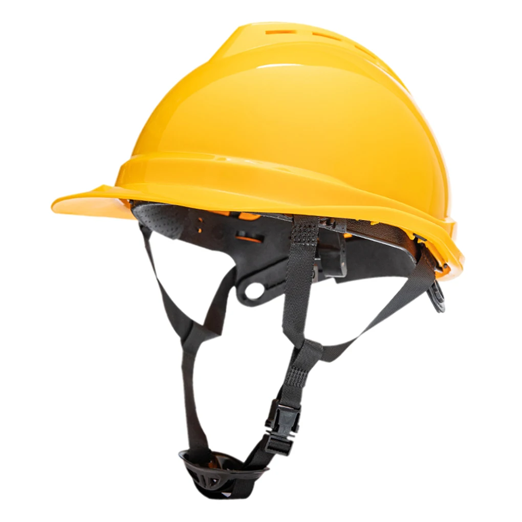 Outdoor Hard Hat Yellow Adult Safety Helmet Simple Practical Workers Construction Helmets Safe Protector for Head Protection