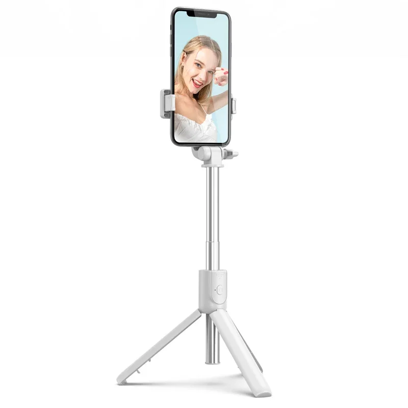 Mobile remote control selfie stick Handheld floor telescopic rod live broadcast stand tripod stand for phones