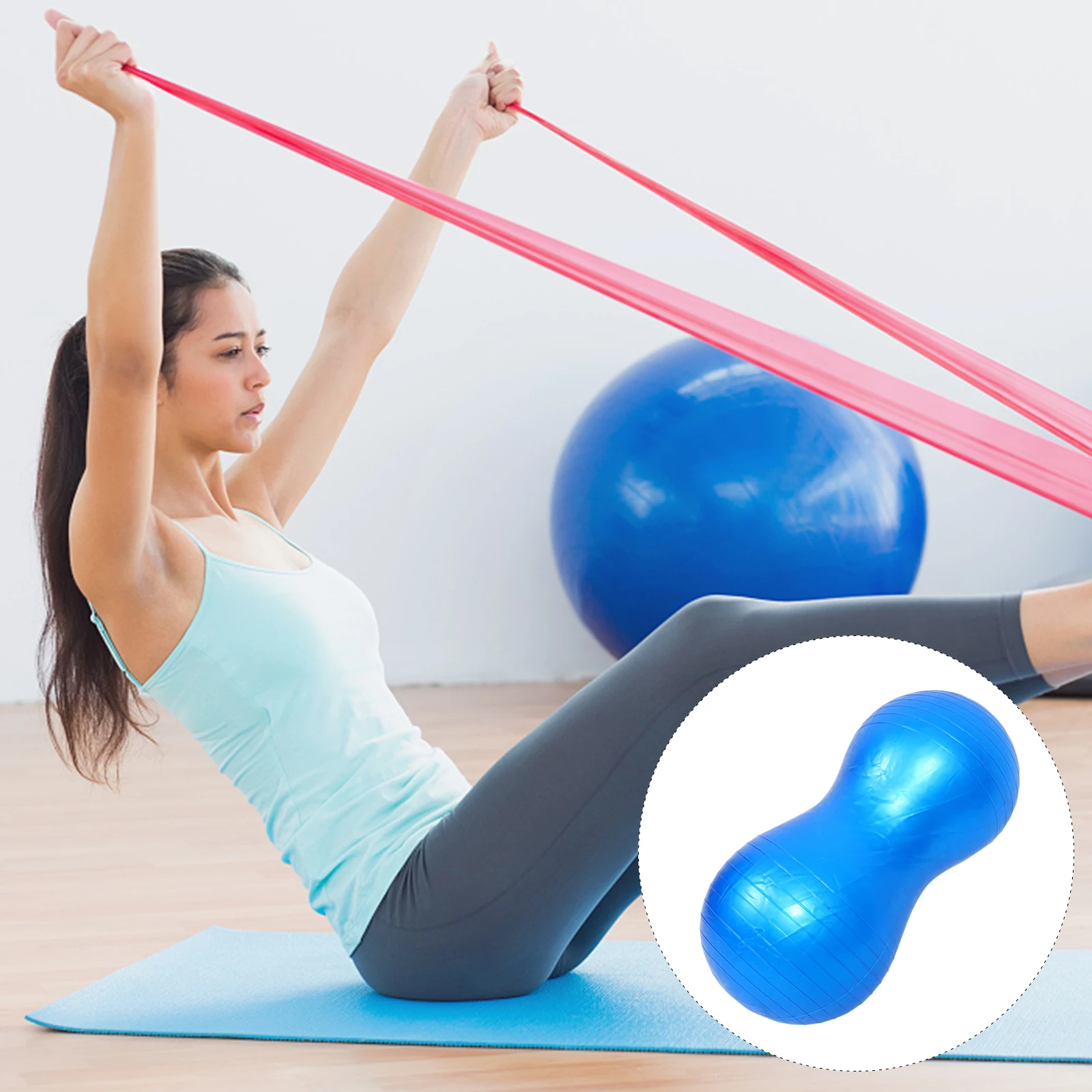 

Balance Ball 65cm PVC High Grip Non Slip for Yoga Fitness Kids Training Gym Stability Exercise Professional Anti Burst
