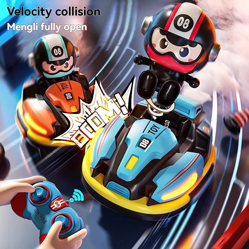 

Радиоуправляемые машинки-бамперы YIMI, 2 шт., 2,4 ГГц, с функцией выброса, LED-подсветкой и музыкой для детских игр