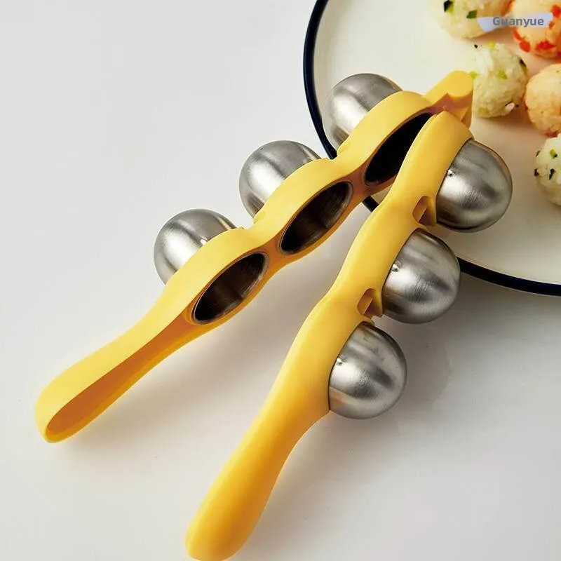 Utensilio de Cocina de Acero Inoxidable de Grado Alimenticio para Hacer Bolas de Arroz para Sushi, Herramienta para Alimentar Bebés, Molde para Manualidades