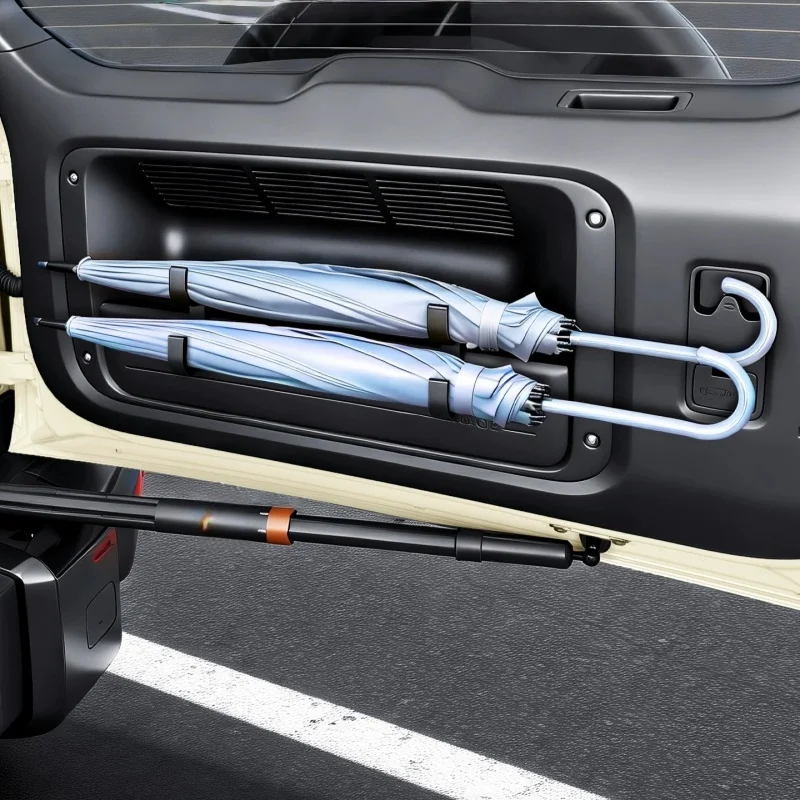 Car Trunk Multifunctional Umbrella Storage Hook Fit for Chery ICAR V27 2026 Car Trunk Multifunctional Umbrella Storage Hook