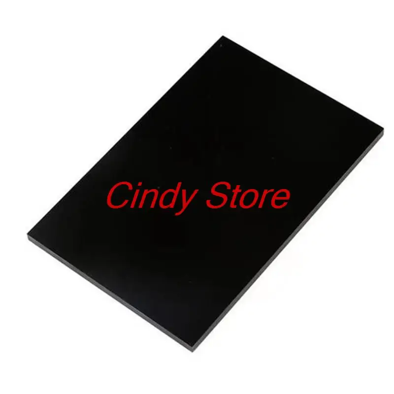 Acrylic Board Glossy Pure Black Plexiglass Plastic Sheet Organic Glass Polymethyl Methacrylate 10*10cm 20*20cm 30*30cm 20*30cm