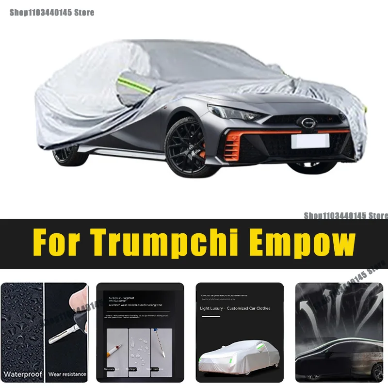 

Full Car Covers Outdoor Sun UV Protection Dust Rain Snow Oxford cover Protective For Trumpchi Empow Accessories car umbrella