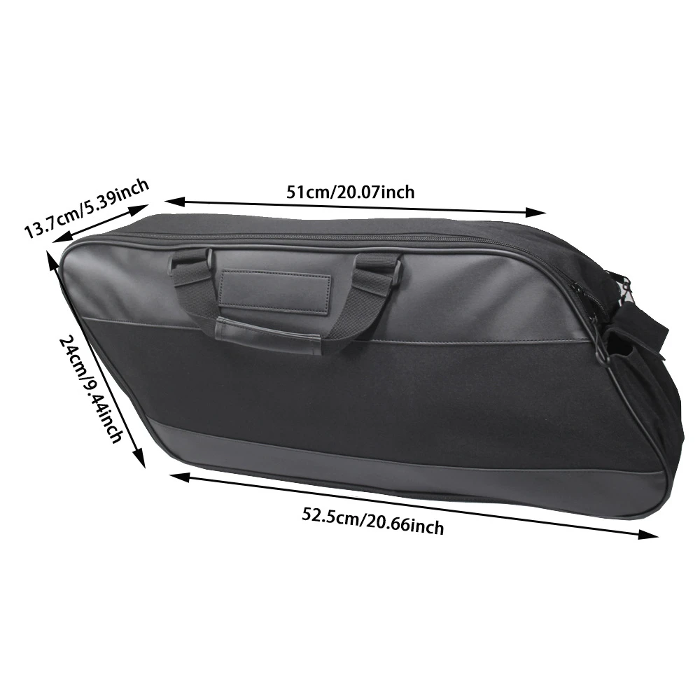 

Motorcycle Luggage Rack Liner for Touring Road King Electra Street Glide Ultra Tour FLTR FLHX 93-18 Black