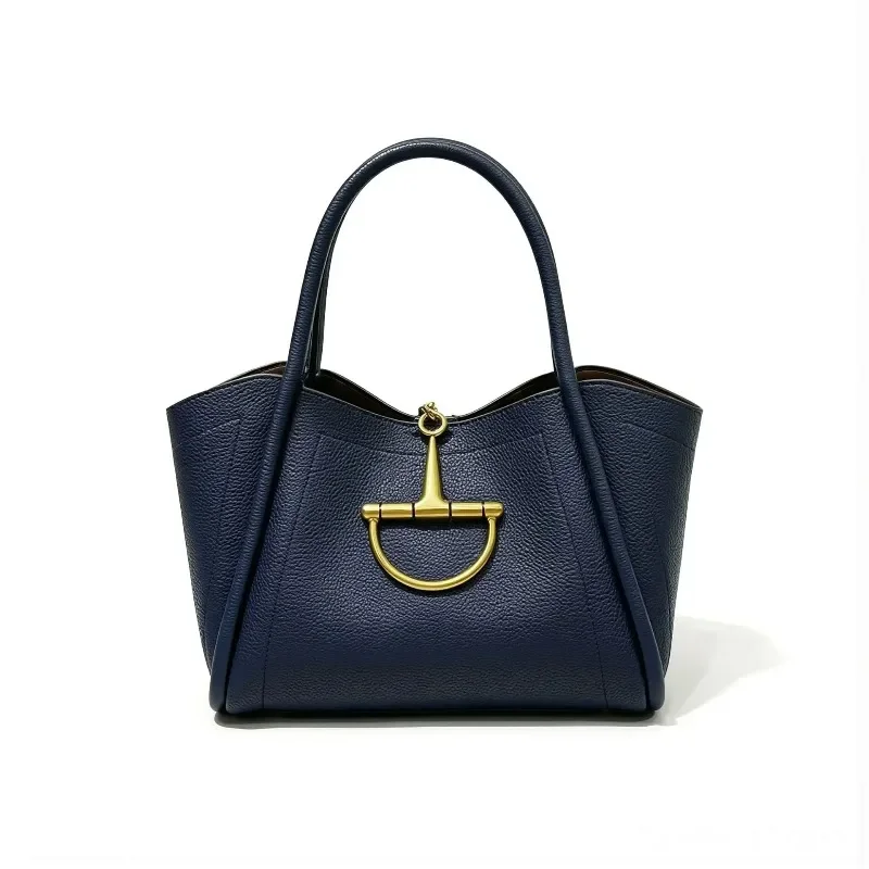 Luxury Brand Ladies Shoulder Bag - Vintage Leather Crossbody Handbag Spacious Elegant Women's Messenger