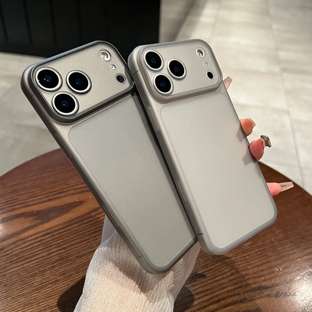 حافظة عصرية رفيعة للغاية غير لامعة لهاتف آيفون 15 16 17 برو ماكس اير 14 بلس 13 12 غطاء رقيق مقاوم للصدمات #3