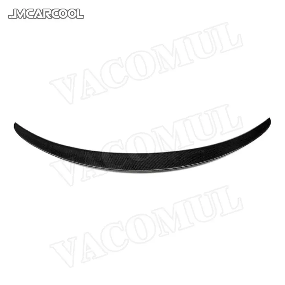 ألياف الكربون الخلفي سبويلر التمهيد الجذع أجنحة لمرسيدس بنز W213 4-Door سيدان E200 E220 E250 E300 AMG 2016 - 2019 FRP الجسم أطقم