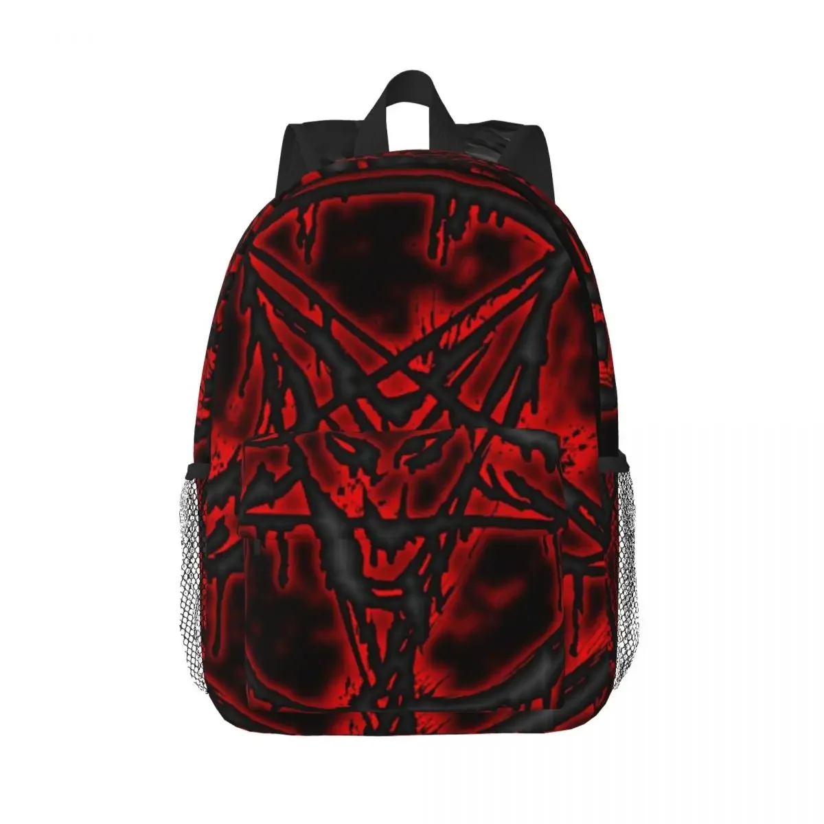 

Pentagram-Satanism-Sigil-Of-Baphomet-Devil Backpacks Boys Girls Bookbag Casual Children School Bags Laptop Rucksack Shoulder Bag