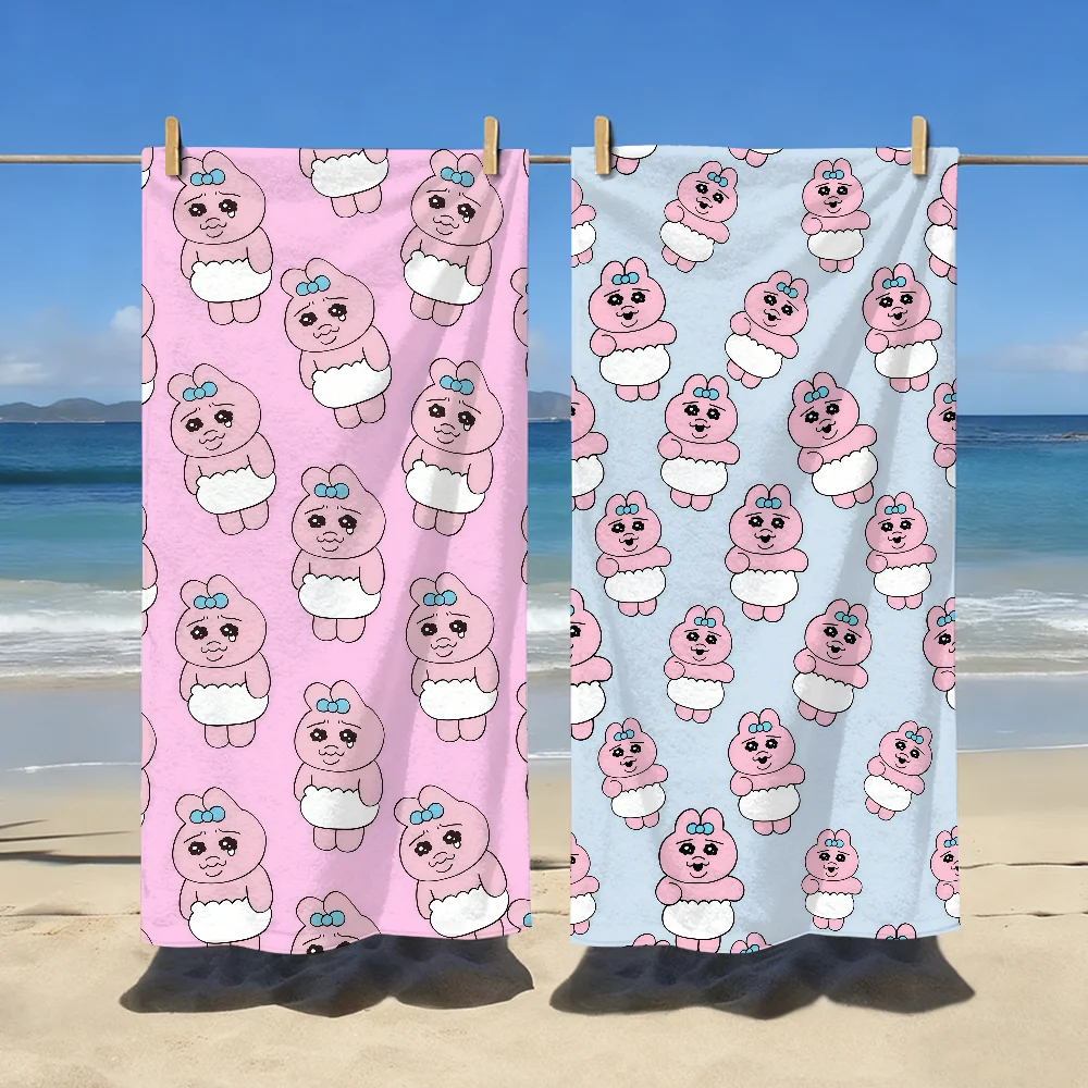 Cartoon O-Opanchu U-Usagi-S Funny Towel Sports Quick Dry Travel Camping Gear Sandproof Soft Light Large Beach Towel