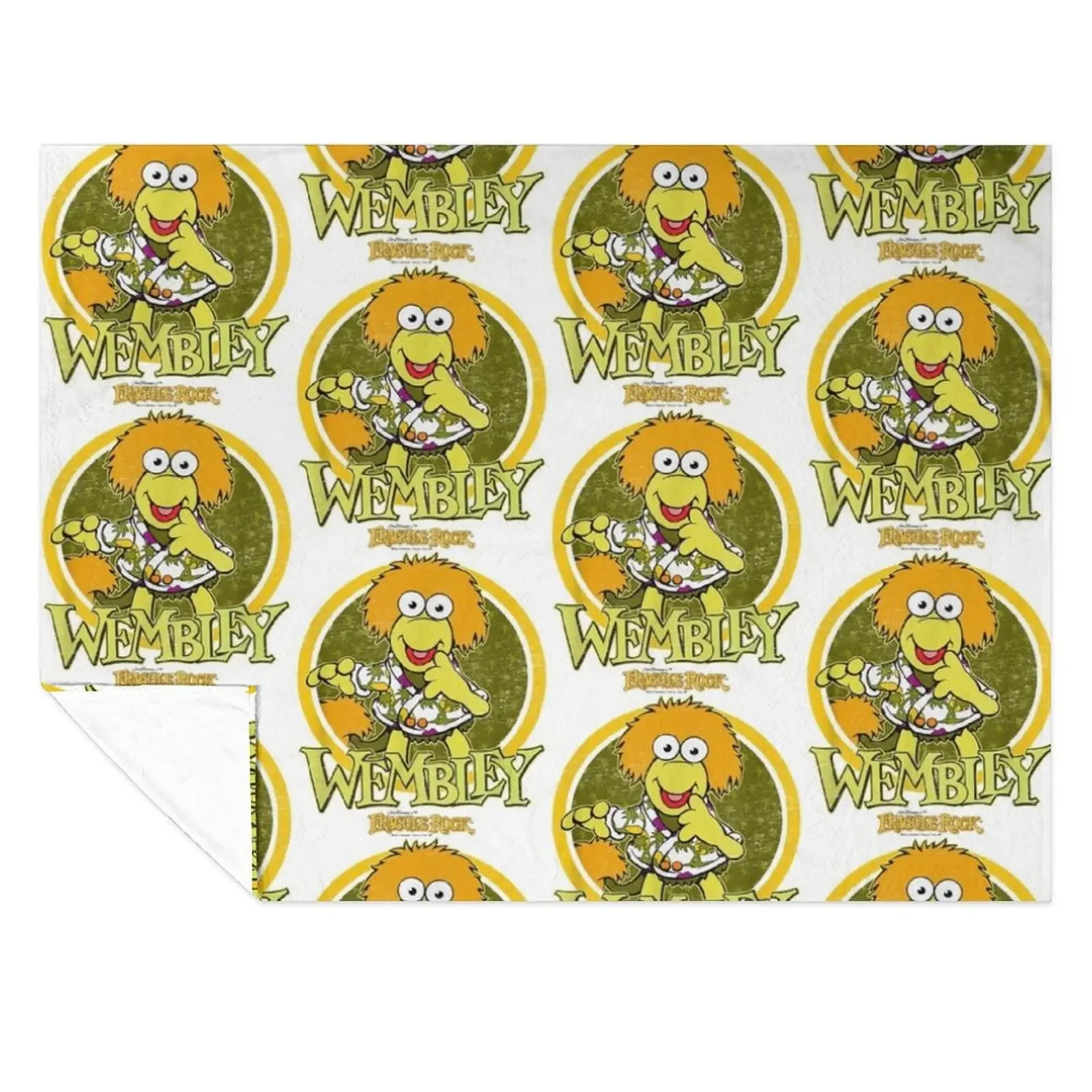 

Fraggle Rock Wembley Throw Blanket Soft Plaid bed plaid Stuffeds Sleeping Bag Blankets