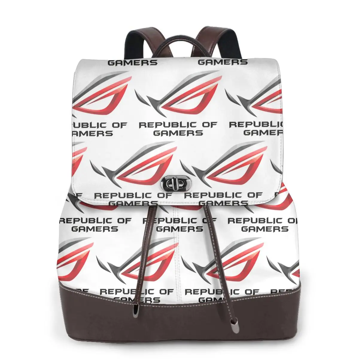 Rog Strix Republic Of Gamers Asus Bookbag School Student Bags Hiking Travel Daypack for Women Fashion Derma Backpack