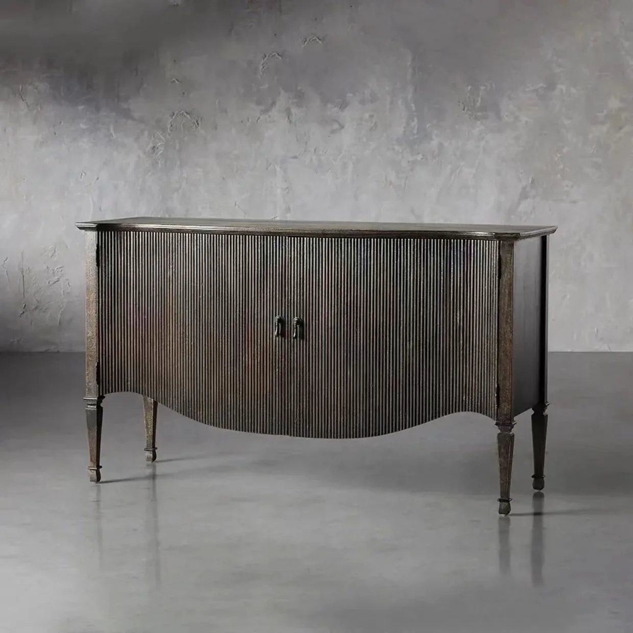 ตู้ข้างโต๊ะอาหารไม้เนื้อแข็งทันสมัย ทนทาน พร้อมพื้นที่จัดเก็บและดีไซน์ทันสมัย