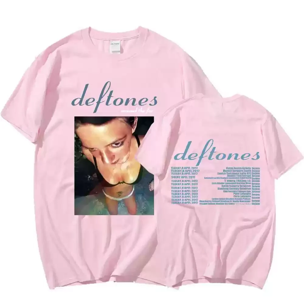 ديفتونز حول الفراء الصيف الرجال 100% القطن تي شيرت قصير الأكمام Y2K الهيب هوب الشارع موضة عادية ملابس للرجال #3