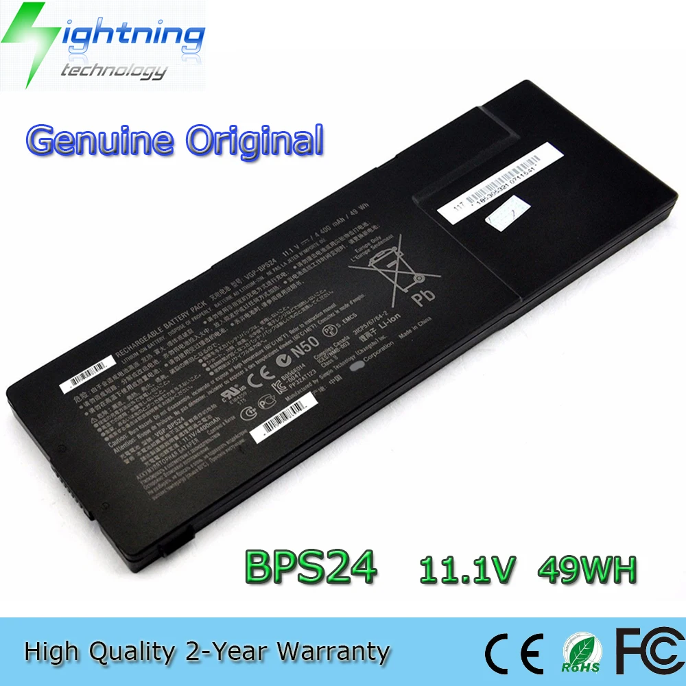 New Genuine Original VGP-BPS24 11.1V 49Wh Laptop Battery for Sony VAIO SA SB SC SD SE VPCSA VPCSB VPCSC VPCSE VGP-BPSC24