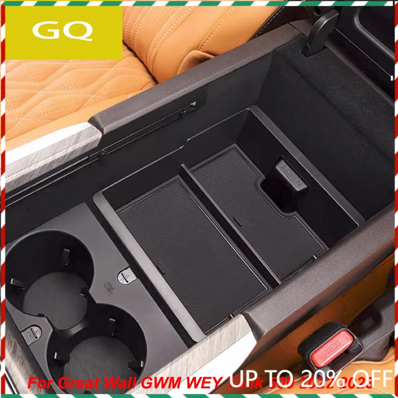

For Great Wall GWM WEY Tank 500 2022 2023 Center Storage Box Central Armrest Storage Case Interior Accessories