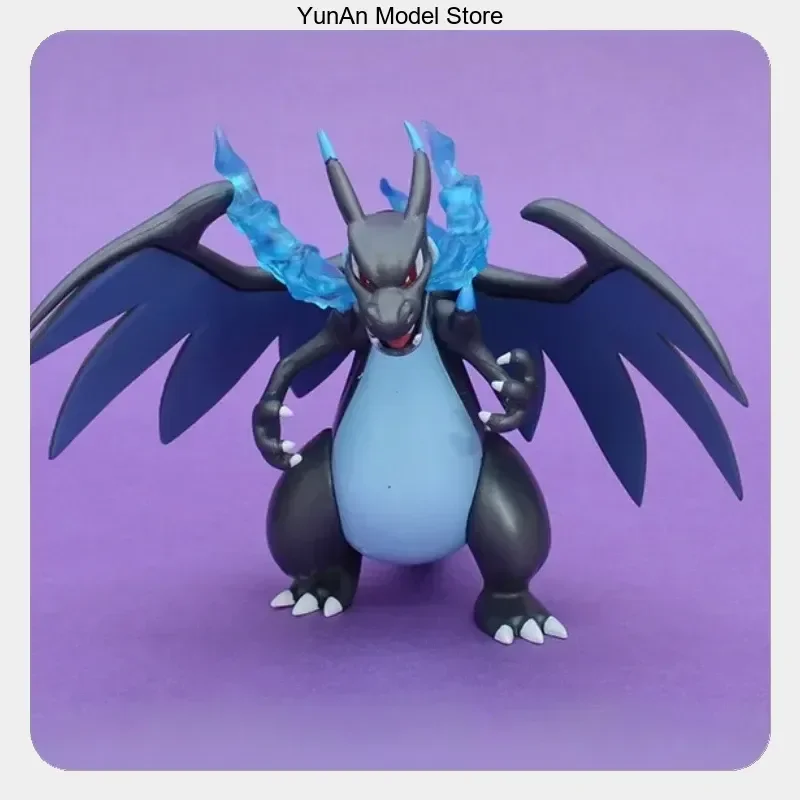 

9.5cm Mega Charizard X Anime Figure Statue Desktop Ornament Collectible Gift