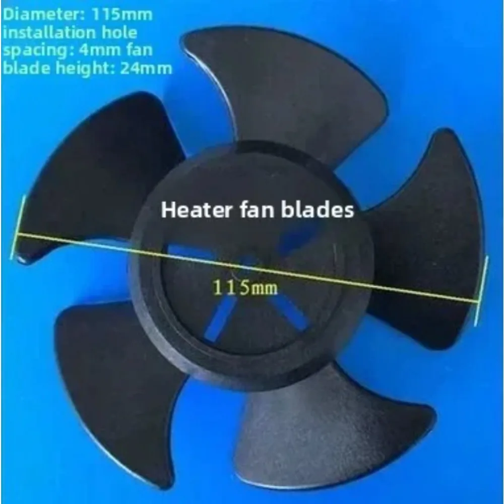 

Universal fan blade for heater fans