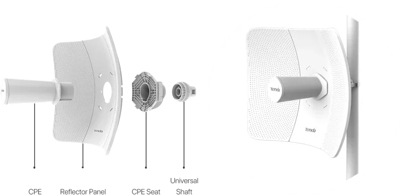 for O9 / CPE&Basestation / 5GHz 11ac 23dBi Gigabit Outdoor CPE