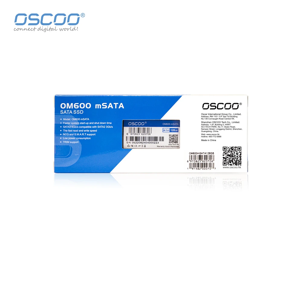 OSCOO mSATA SSD 128GB 256GB 512GB mSATA SATAIII SSD Solid State Drive Disk สําหรับแล็ปท็อป/เดสก์ท็อปคอมพิวเตอร์อุปกรณ์เสริม