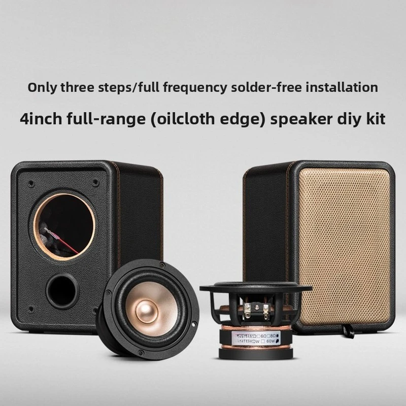 Hifi-Qualität 4 Zoll Passiver Regallautsprecher-Bausatz mit Importiertem Treiber für 2 Paar – Detail 7