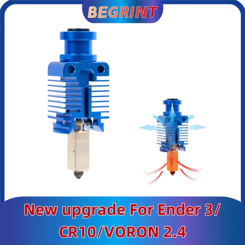 Nueva actualización TZ E3 2,0 Hotend Kit cabezal de impresión de alta velocidad para Ender 3/CR10/VORON 2,4 extrusora de alta gama j-head para Ender 3 V2 CR10