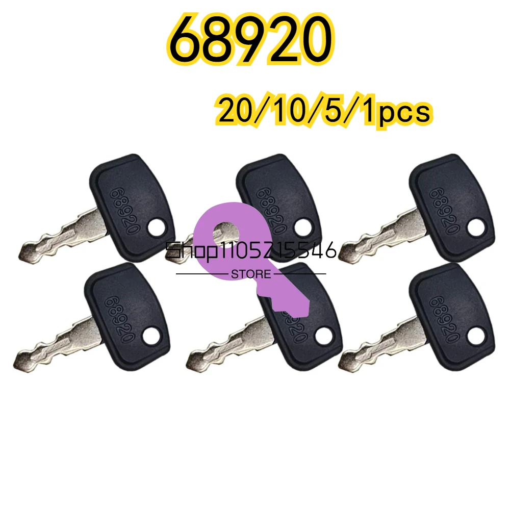 20/10/5/1 pçs chaves de ignição PL501-68920 68920 para b26 kubota rtv 900 chaves kubota rtv utv veículos utilitários b bx f gr zd rtv500