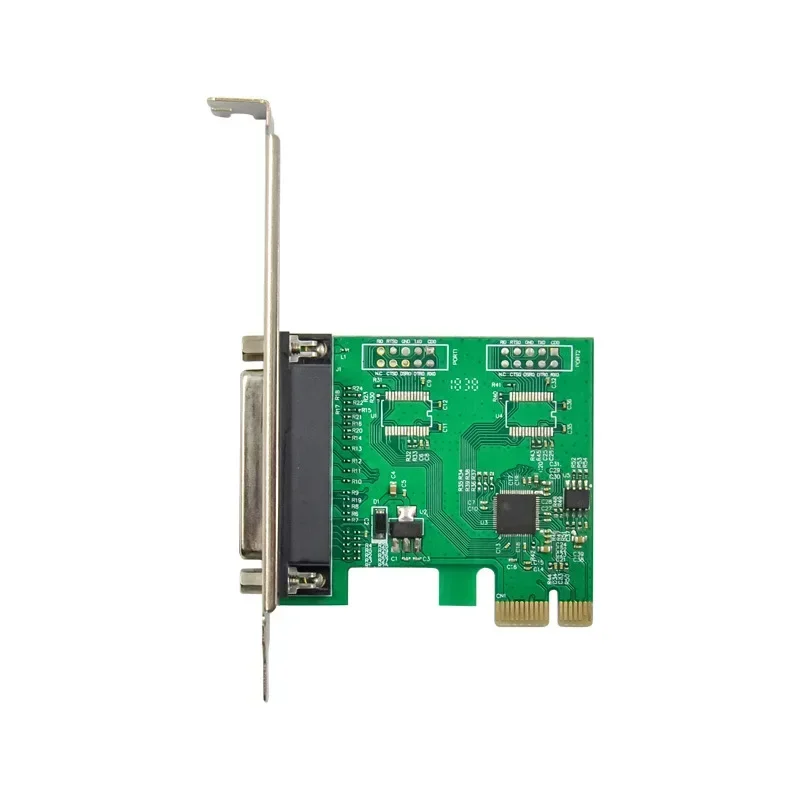 PCIE 1 parallel port card PCI Express 1.1 Gen1 DB25 port LPT Printer adapter converter control riser card chip asix AX99100