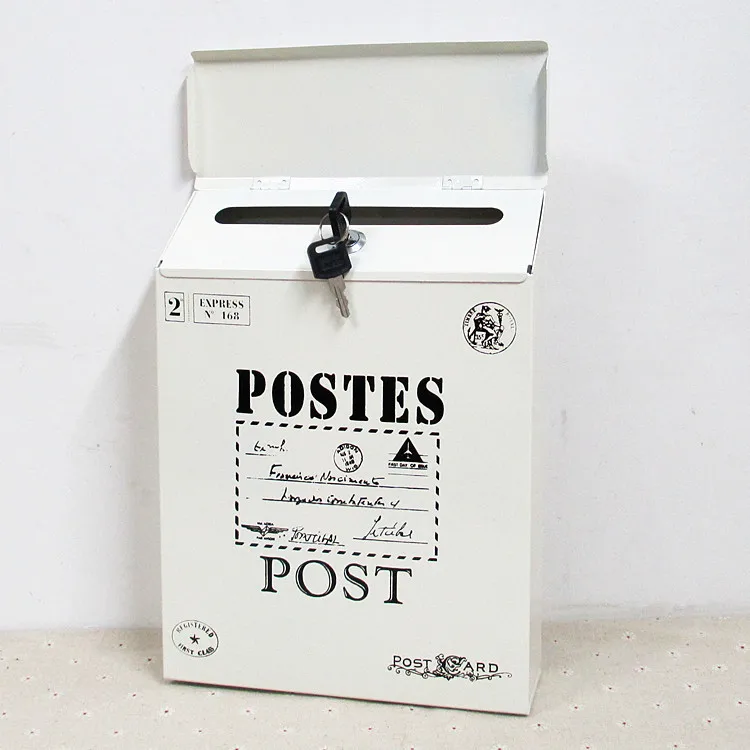 Boîte aux lettres murale suspendue, porte-journaux, Suggestion des lettres, boîte aux lettres murale