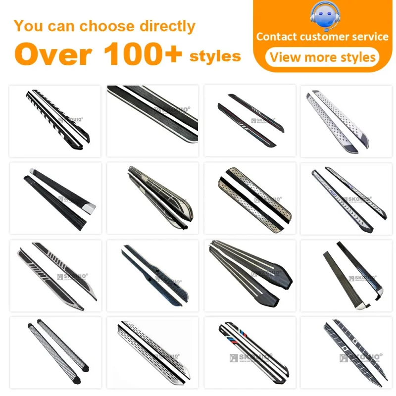 SKOUIO-AZ-19 خطوة جانبية لـ Tundra Crewmax Cab 4 أبواب كاملة الحجم 2022-2025 لوحة تشغيل بدواسة جانبية #3