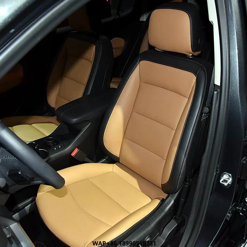 

For 2018-2024 GMC Terrain AT4 SLE SLT Denali Custom Fit Car Seat Covers Accessories 5 Seats Nappa Leather Full Set