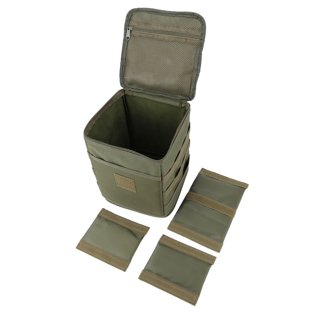 Camping Stove Storage Case Foldable Propane Stove Storage Box Wear Resistant Large Capacity Outdoor Utensils Storage