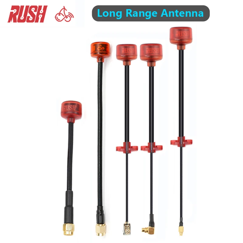 Antena Rush Cherry FPV 5.8G RHCP SMA MMCX UFL IPEX Antena de longo alcance para óculos de drone de corrida Freesty