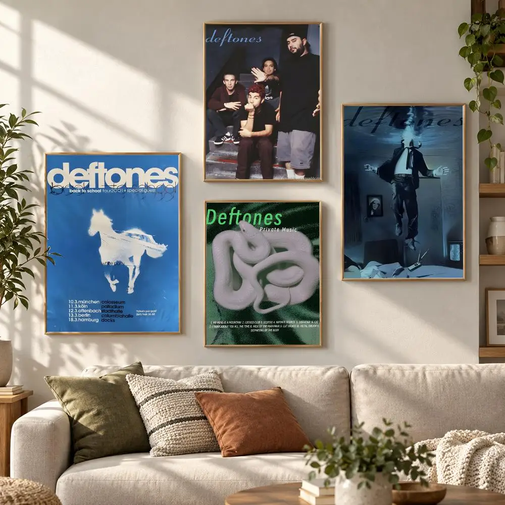 Rock Band D-Deftones Poster HD Waterproof Aesthetic Wall For Home Decor Trendy Durable Easy To Apply Art