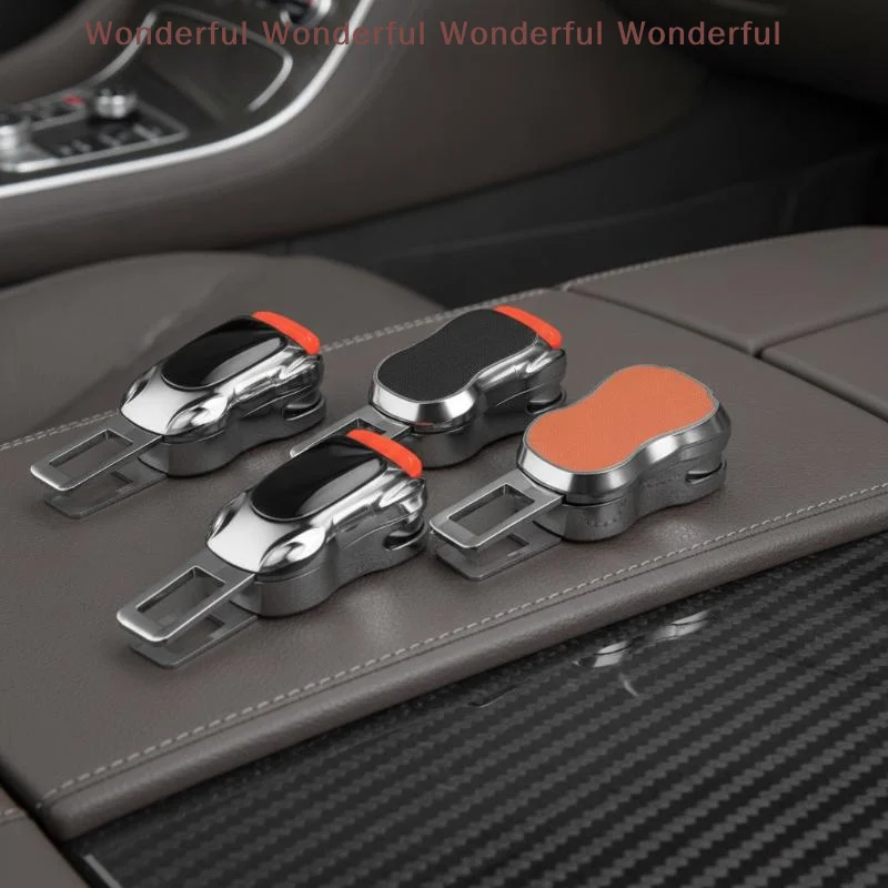Car Seat Belt Extender Safety Lock Buckle Plug 1PC High Temperature Resistant Fit Most Car Models for Daily Commute Use
