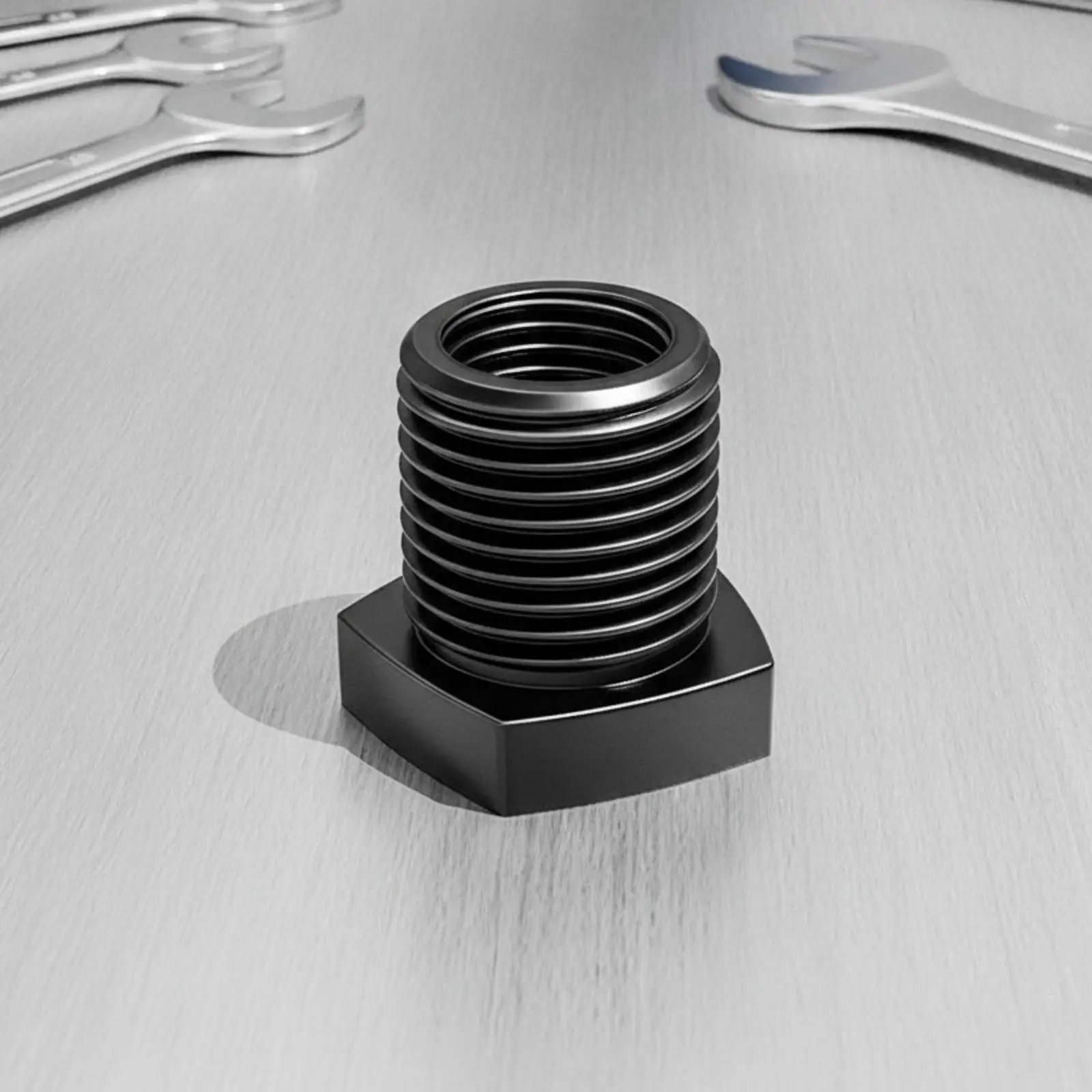 Heavy Duty Angle Grinder Conversion Adapter 20mm Threaded Hex Flange Connector for Workshop Tools