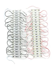 20pcs LED 모듈 2835 SMD DC 12V 2 LED 백라이트 방수 IP65 LED 기호 조명 빨간색 녹색 파란색 노란색 흰색