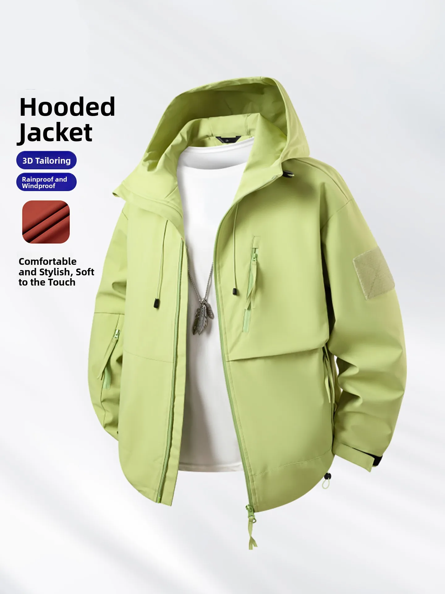 

TUCANO Men's Jaet Spring 2026 New American Functional Loose Haome Hooded Windbreaker Couple's Faion Urban Outdoor