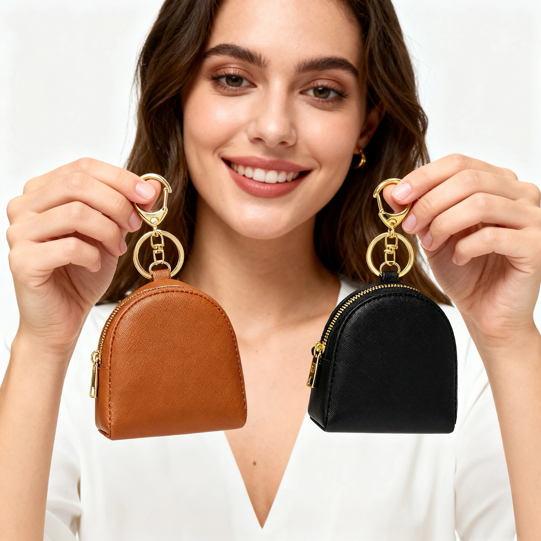 

Изысканный клатч компактный и портативный, вмещает клавиши, наушники и смена.