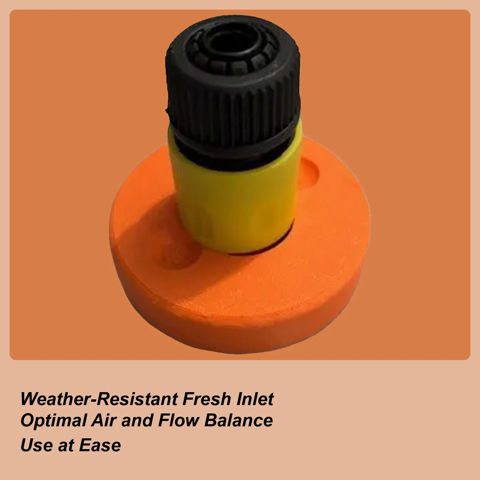 Rv Fresh Water Inlet Adapter Leak Proof Water Tank Replacement Adapter Filler Hatch Cap For City Connection Vehicle Boat