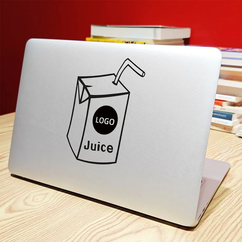 Fruit Juice Box Vinyl Laptop Sticker for Macbook Decal Pro 14 Air 13 Retina 15 Inch Mac Cover Skin Surface Lenovo Notebook Decor