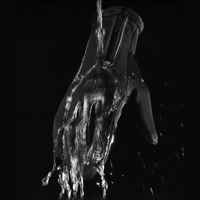 Waterproof Winter Gloves with Touch Screen for Men and Women - Windproof and for Outdoor Cycling  Motorcycle Riding  and Skiing