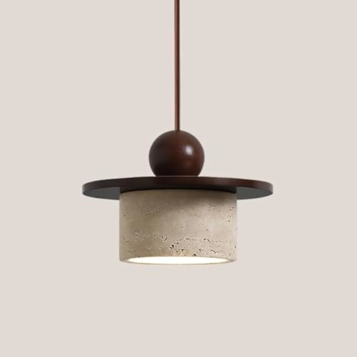 

Natural Stone Pendant Light Kitchen Island Wabi Sabi Ceiling Pendant Light Fixture Mid Century Hanging Lamp Vintage Farmhouse I
