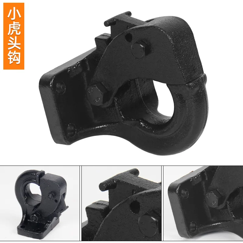 Electroplated Stainless Steel Tow Hook, Off‑Road Vehicle Trailer Recovery Hook for Car Rear Bumper Modification Towing Rescue