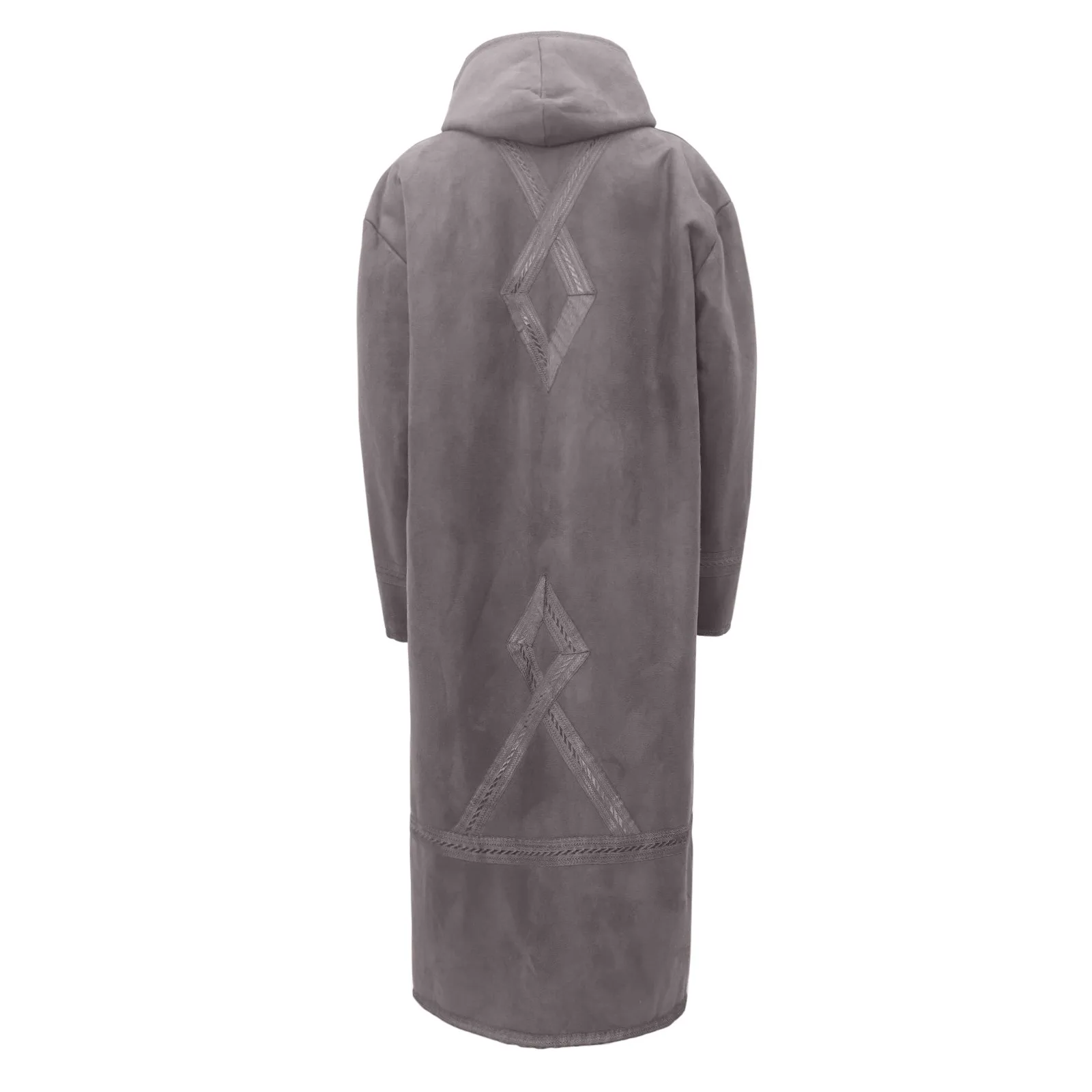 Arabische Männer Winter Verdickte Und Verlängert Wildleder Robe Ramadan Kleid Hemd Roupas Masculinas Muslim Islamischen Lange Robe Kleid